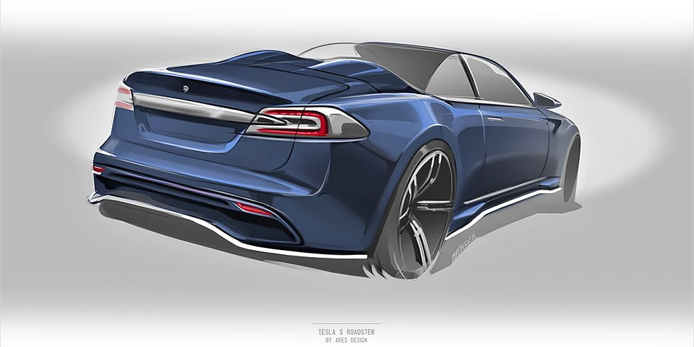 Tesla Model S - превратят в родстер.